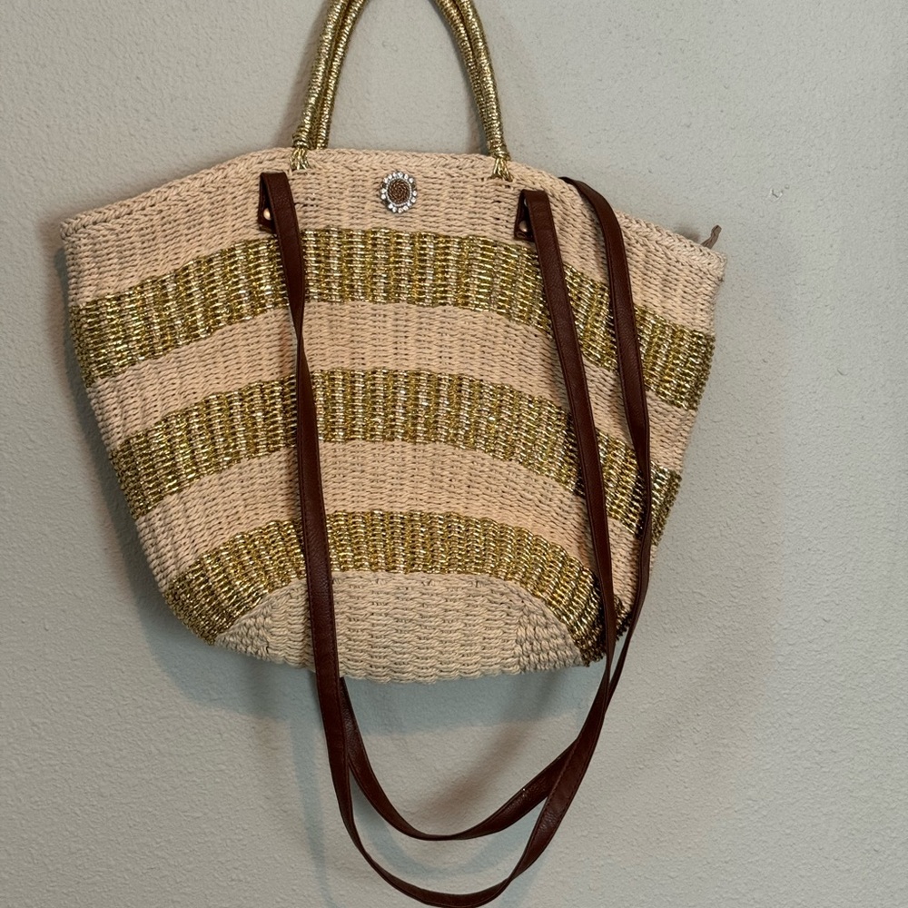 Brazilian designer beach tote bag